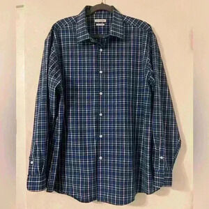 Men’s performance anti wrinkle shirt size XL classic fit stretch fabric